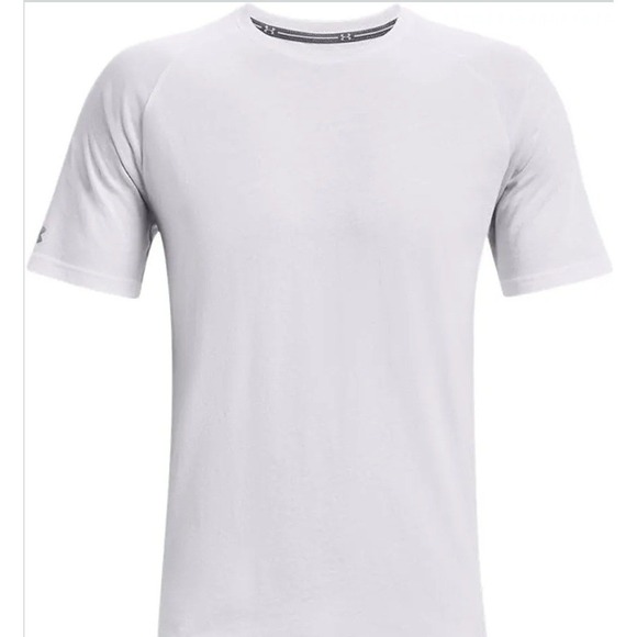 Under Armour Other - Under Armour T-Shirt Mens 3XL White New Charged Cotton Raglan Sleeve Loose Fit